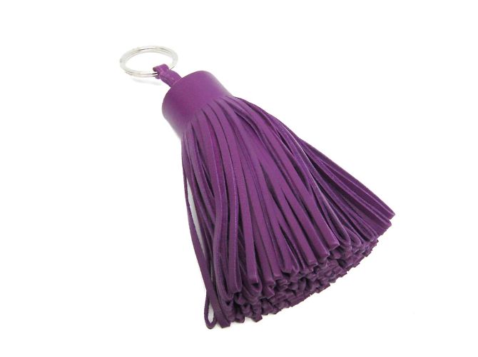 Ring Hermès Chaveiro Hermes Carmen em roxo 