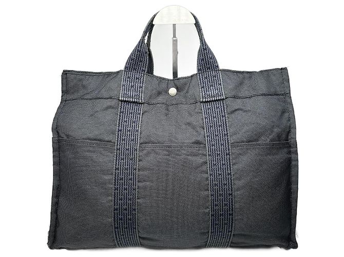 Sac vintage Hermès anthracite noir