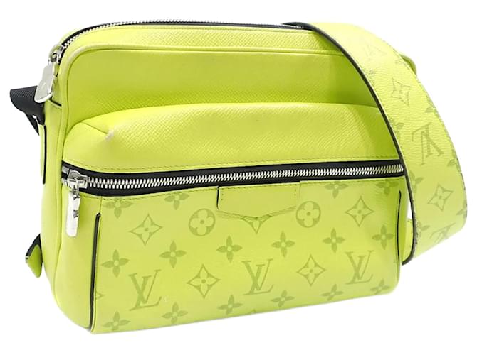 Louis Vuitton Taigarama Outdoor PM Shoulder Bag Yellow Leather  ref.2136234