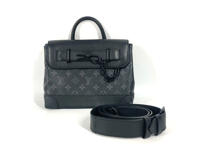 Borsa Steamer PM Monogram Eclipse Louis Vuitton Nero Monogramma