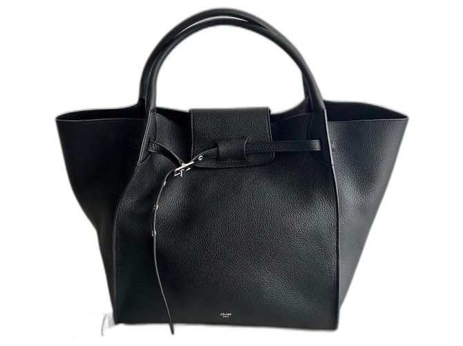 Céline Big Bag en cuir noir