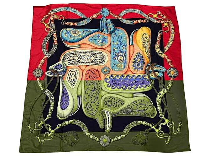 Hermès Carré 90 Multiple colors Silk  ref.2137312