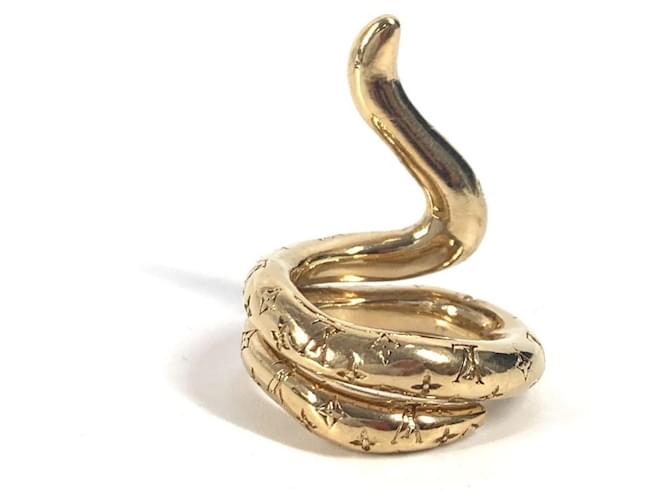 Louis Vuitton Trioberg Tentacool Nanogram Ring Golden Metal  ref.2137392