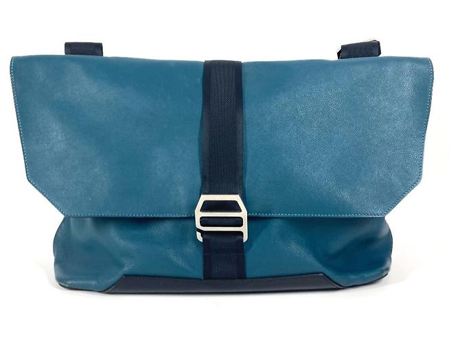 Hermès Sac Slide City Flap Hermes Bleu Bleu Marine