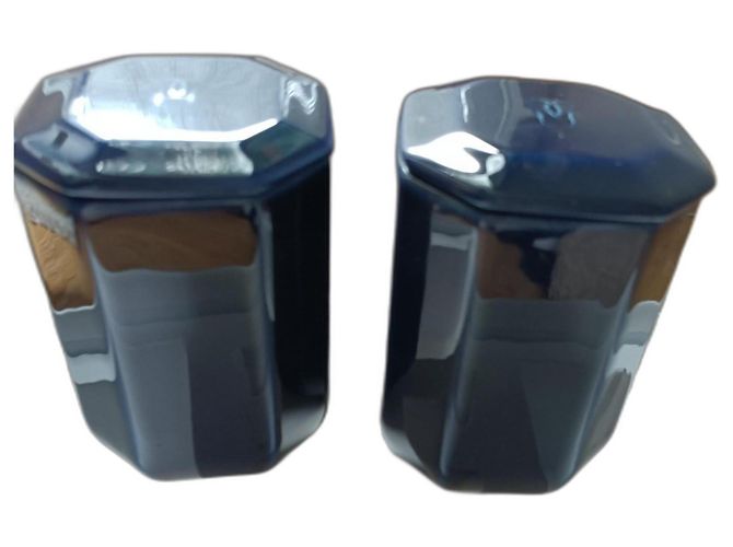 Autre Marque Cofanetto Guerlain di 2 ceramiche Blu navy