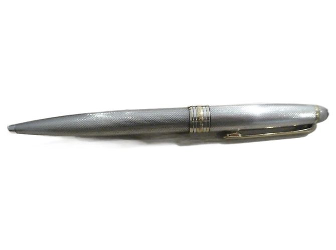 Montblanc ballpoint pen in 925 silver with box Silver hardware