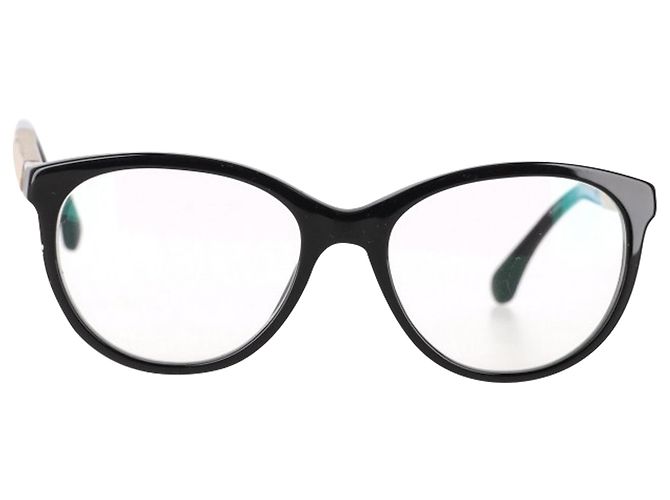 Timeless Occhiali Chanel Farfalla in Acetato Nero