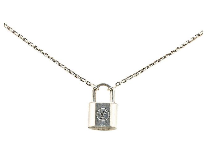 Collar Péndulo Silver Lockit Louis Vuitton Plata