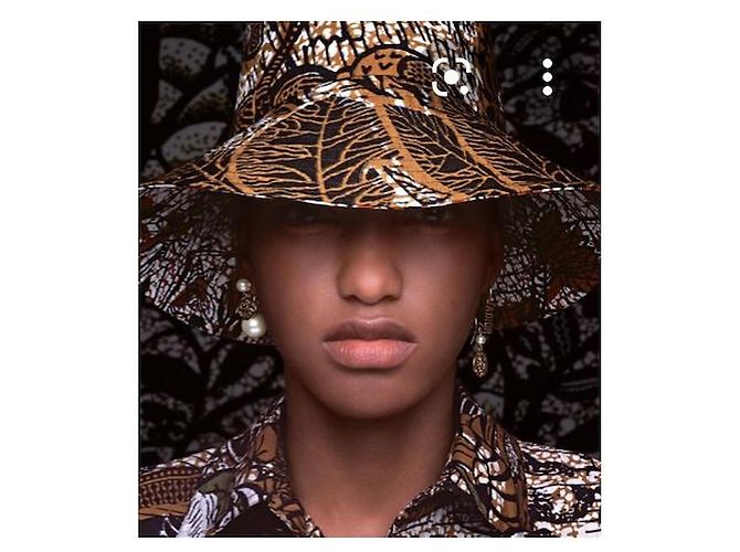 Sombrero Bob Dior de algodón reversible