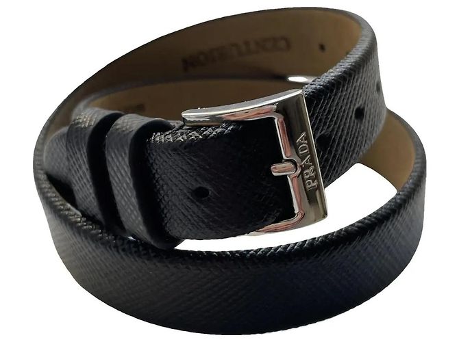 Pulseira dupla da Prada Preto