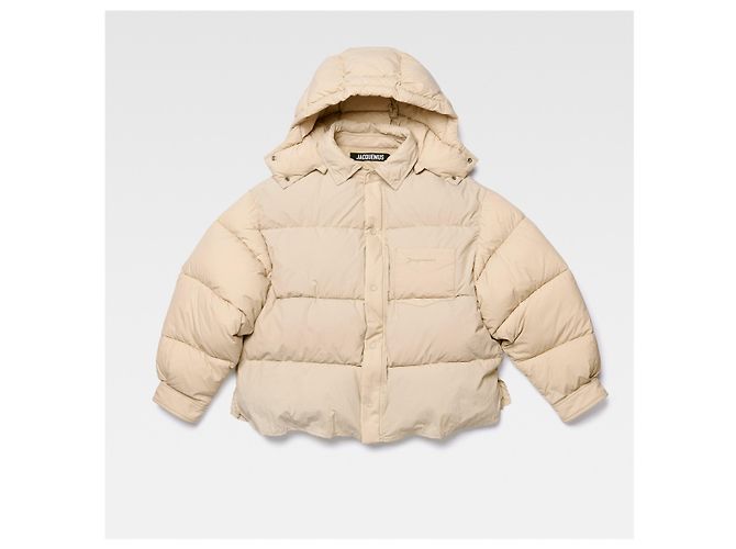 Jacquemus 40 down jacket Beige