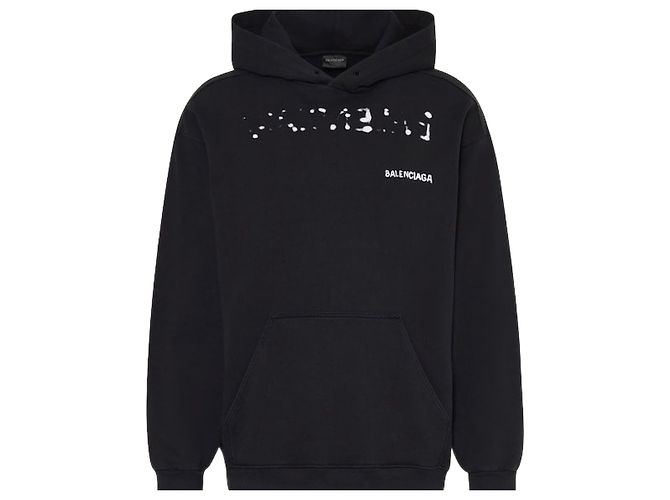 Suéter com capuz Balenciaga M Preto