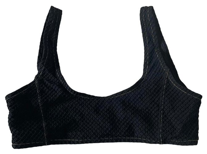 Top bikini Chanel nero 36