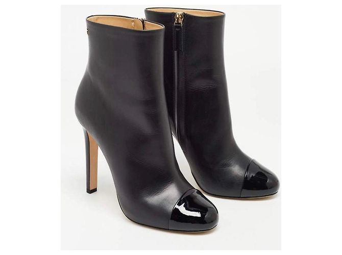 Botas ankle Chanel 35.5 Preto