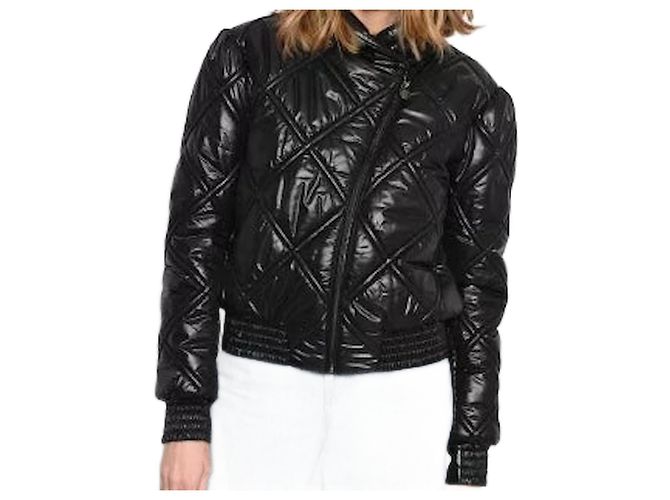 Chanel 36 down jacket Black