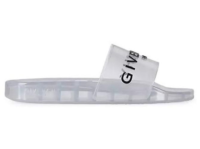 Givenchy Transparent Rubber Mules Grey Size 37
