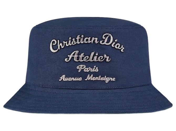Cappello Bob Christian Dior Blu