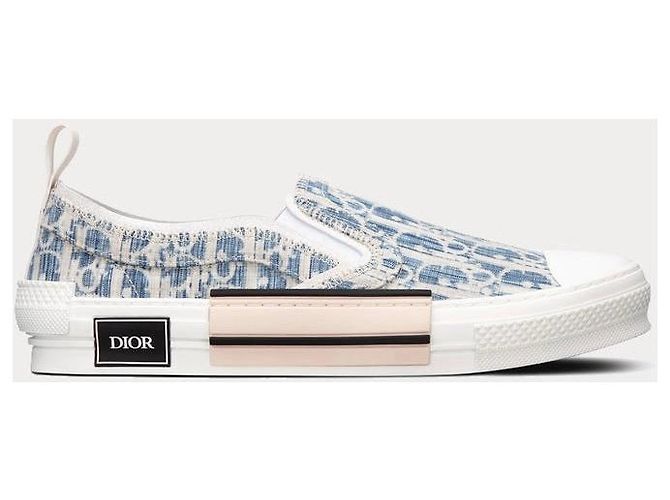 Baskets slip-on Dior Kasuri Jacquard B23 38 Bleu