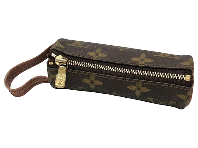 Louis Vuitton Estojo para Bolas de Golfe Marrom Lona  ref.2139742