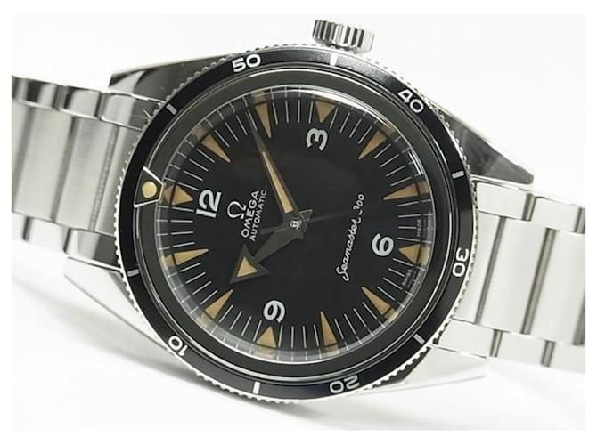 OMEGA 1957 Trilogy SEA MASTER300 3557 Lot Limited Genuine goods Ref.234.10.39.20.01.001 Mens Silvery Steel  ref.2140194