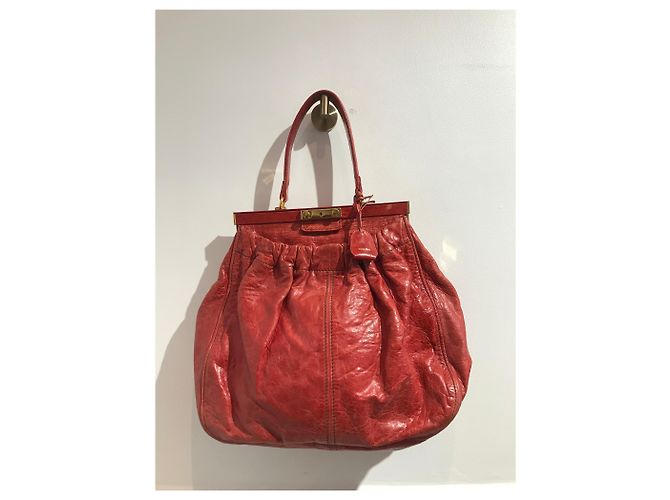 Sacs à main MIU MIU T. Cuir Rouge