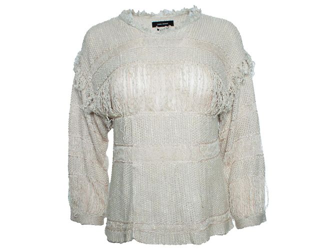 Isabel Marant, top de punto con flecos