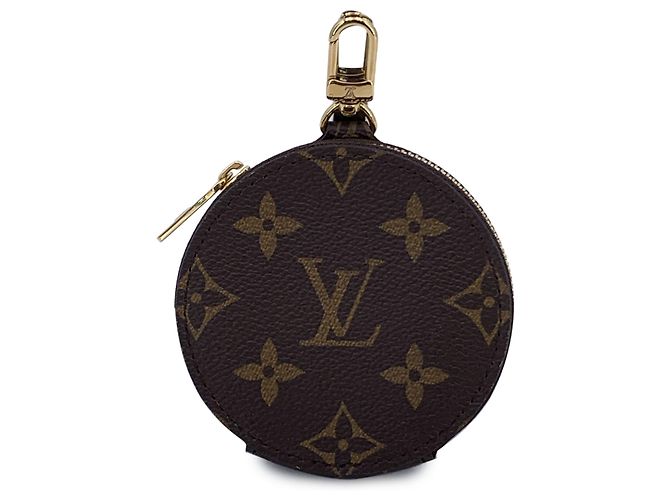 Louis Vuitton Monogram Round Coin Purse Multi Pochette Accessories Brown