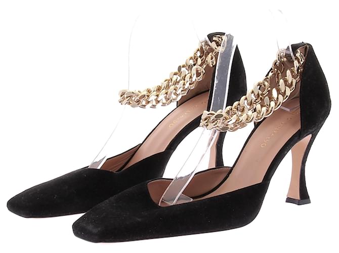 Autre Marque ILIO SMERALDO Heels T.EU 40 Suede Black  ref.2140673