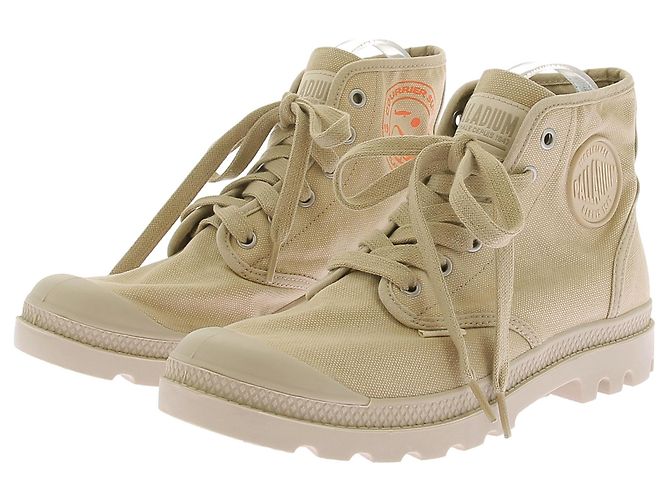 PALLADIUM Botas de tornozeleira T.EU 40 Tecido Bege