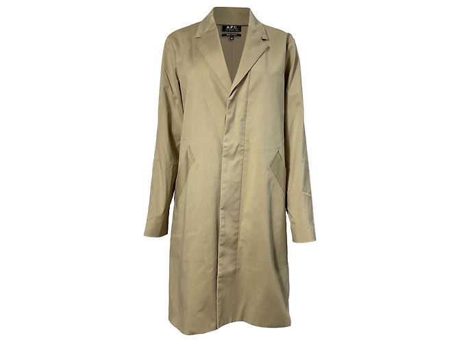 Apc Trench A.P.C. in cotone beige