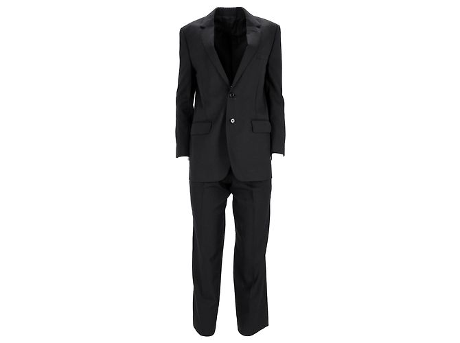 Céline Blazer e Pantaloni Celine in Lana Nera Nero