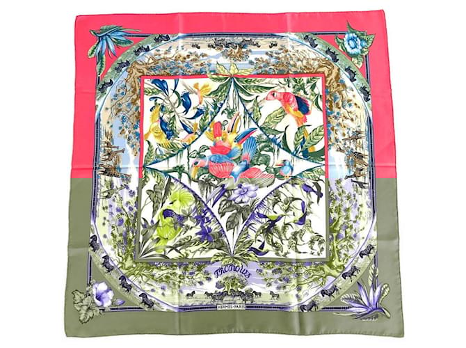 Hermès Carré 90 Multiple colors Silk  ref.2140965