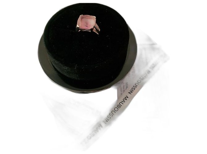 Mauboussin Gueule d'Amour Ring Diamanten Silber Pink