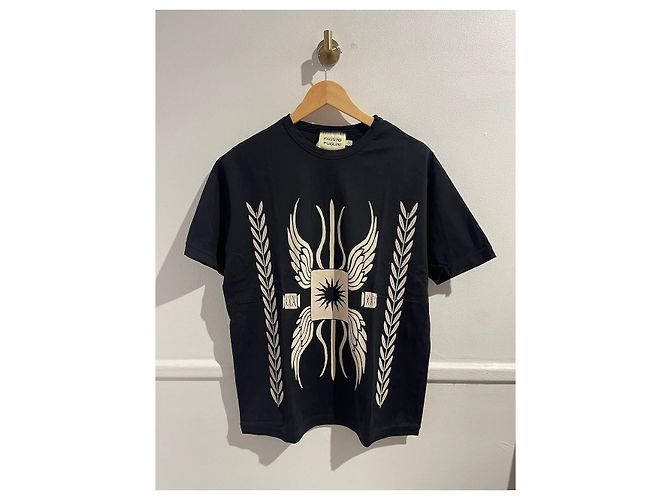 FAUSTO PUGLISI Tops T.IT 40 Algodón Negro