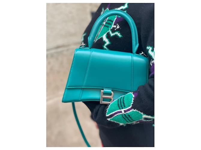 BALENCIAGA Handbags T.  Leather Green  ref.2141374