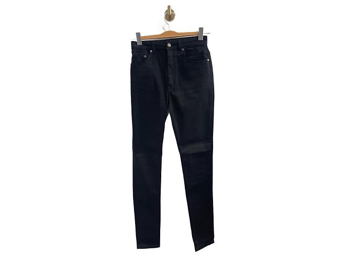Jeans SAINT LAURENT T.US 29 Cotone Nero