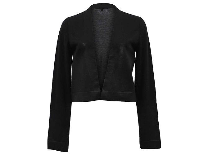 Gucci-Cardigan aus schwarzem beschichtetem Kaschmir