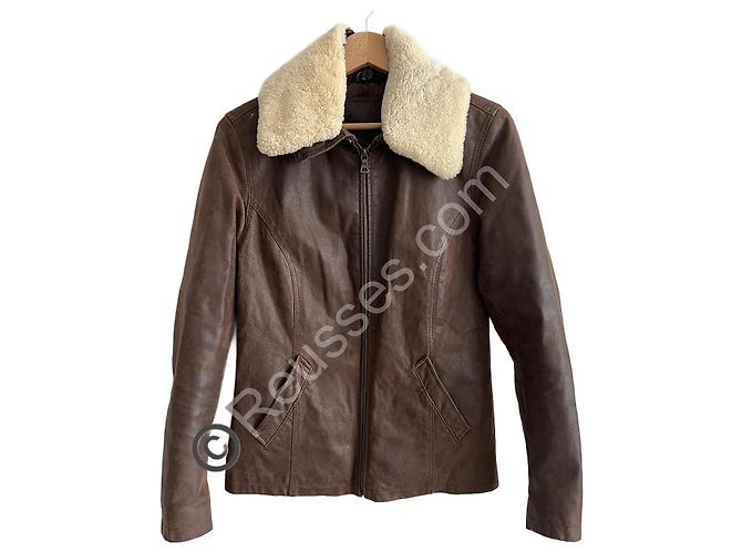 Autre Marque Abrigo de cuero para mujer en Satisfactorio