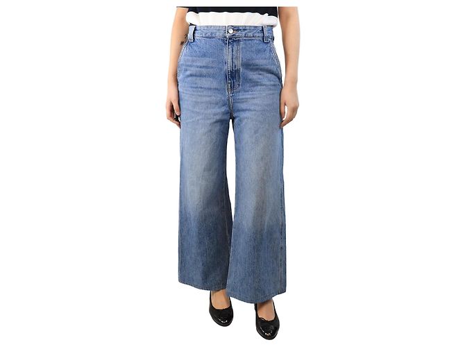 Khaite Blaue weit geschnittene Jeans - Größe UK 8