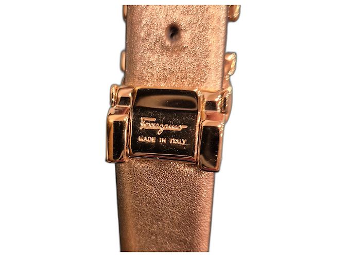Cinturón reversible Salvatore Ferragamo de cuero negro 90cm