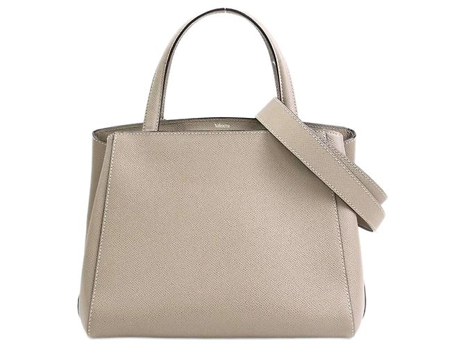 Bolsa de ombro Valextra em greige Cinza