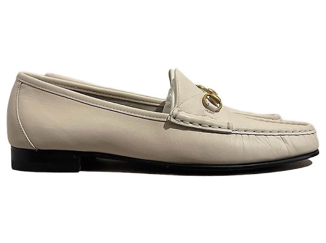 Mules e zoccoli GUCCI T.EU 42 Pelle Bianco