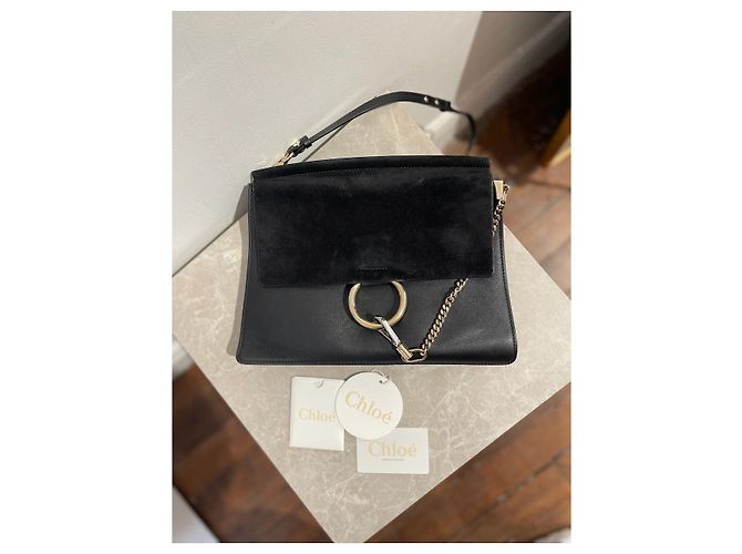 Faye Chloé CHLOE Borse T. Pelle Nero