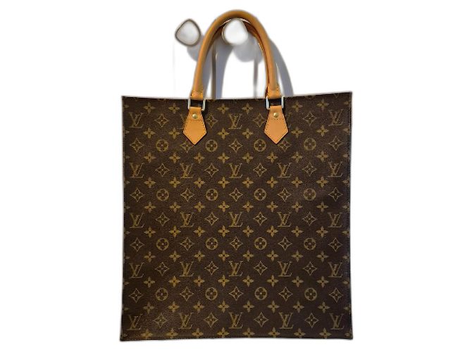LOUIS VUITTON Sac Le Plat Marron