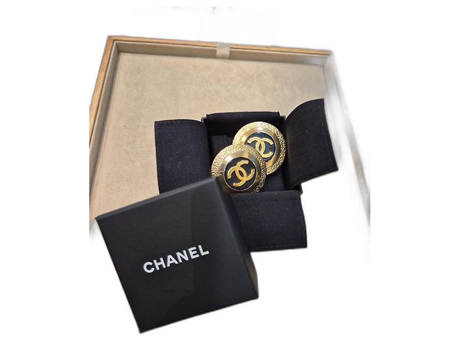 Chanel Boucles d'oreilles Clip Dorées