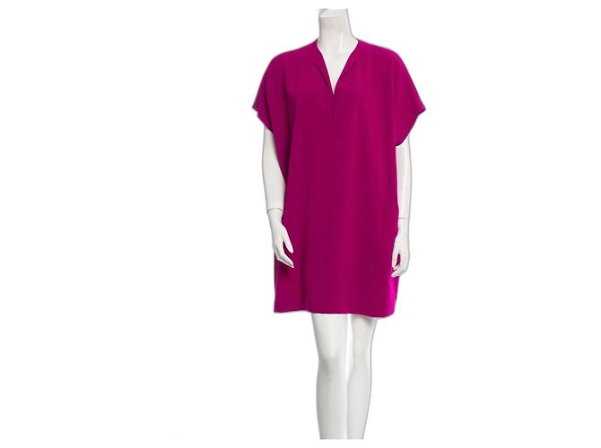 Diane Von Furstenberg Vestido túnica quadrado oversized DvF em orquídea