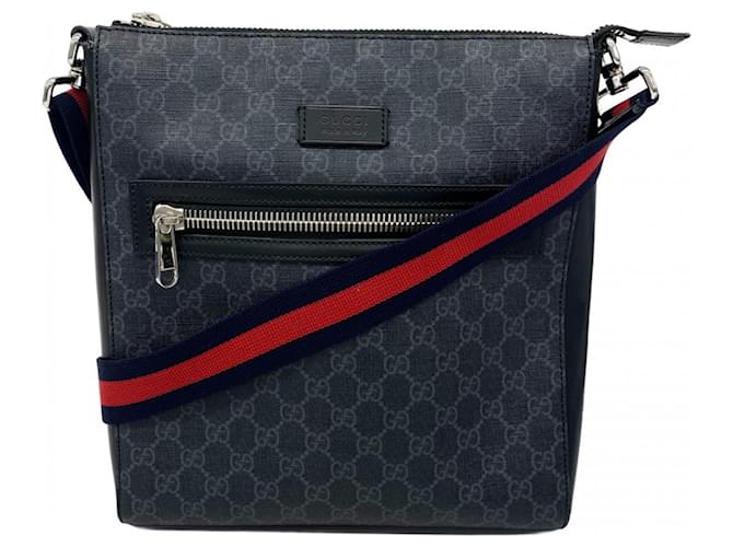 Gucci Shoulder Bag GG Supreme 474137 Black Plastic  ref.2143993