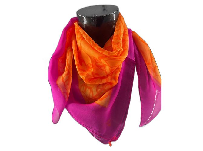 Pañuelo de seda MCM Cuadrado 90 multicolor
