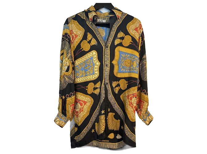 Hermès Camicie Multicolore Seta