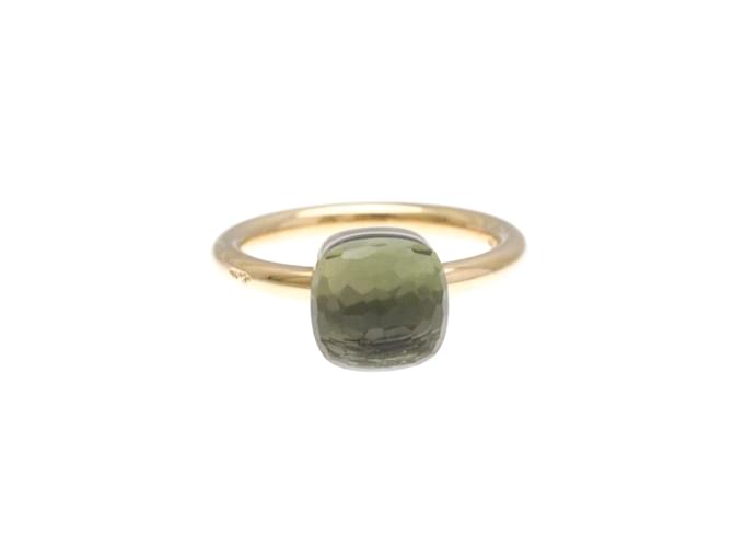 Pomellato Nude Petite Ring with Prasiolite Silvery Golden White gold Pink gold  ref.2144612